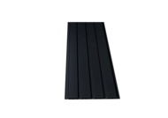 PVC GRIS 7016 - Lame lambris - aspect 4 frisettes - 4.00 ml x 25 cm